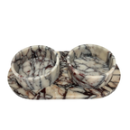 Calacatta Viola Marble Pet Bowls